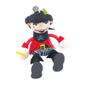 Handcrafted Pirate Captain Wooden Bouncy Puppet ☠️🧡