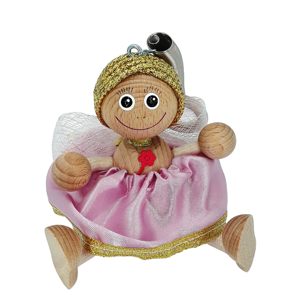 Handcrafted Fairy Angel Wooden Bouncy Puppet 🧚‍♀️