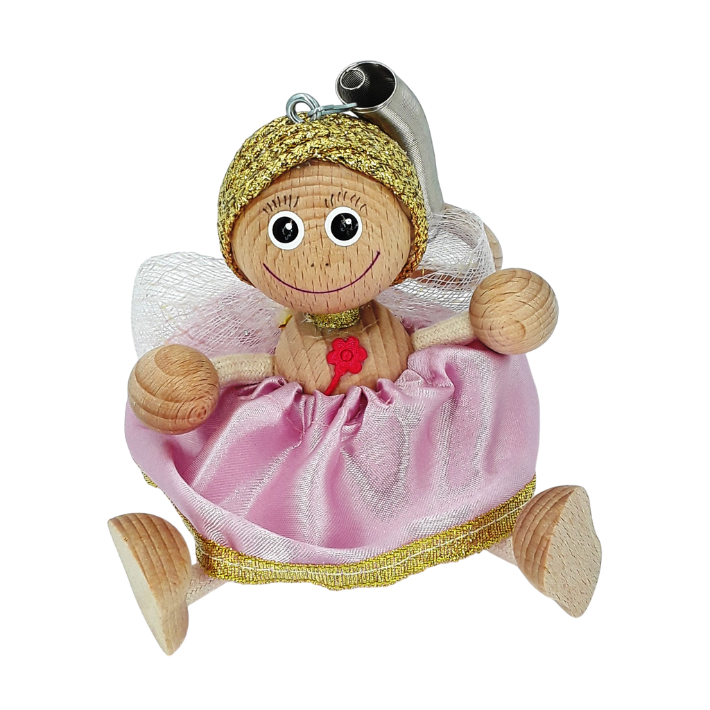 Handcrafted Fairy Angel Wooden Bouncy Puppet 🧚‍♀️