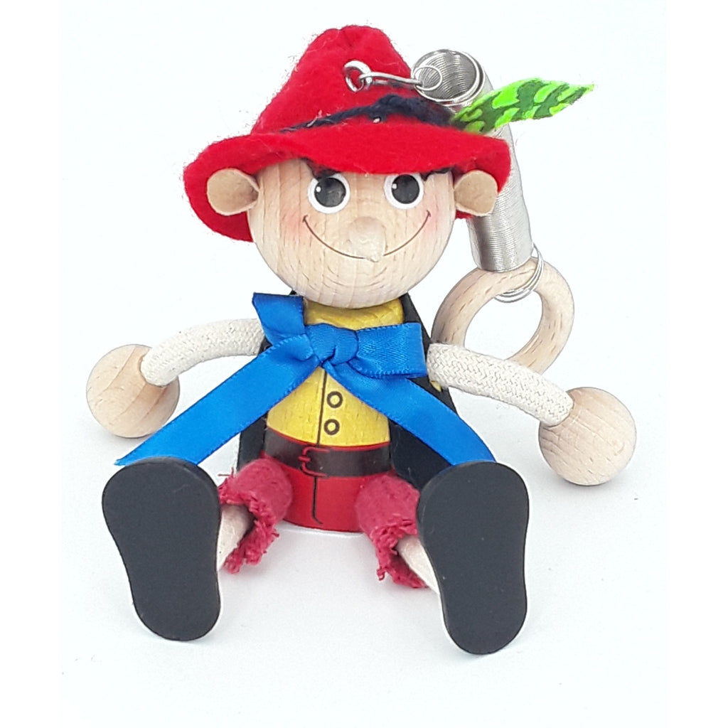 Handcrafted Pinocchio Wooden Bouncy Puppet 🎭✨