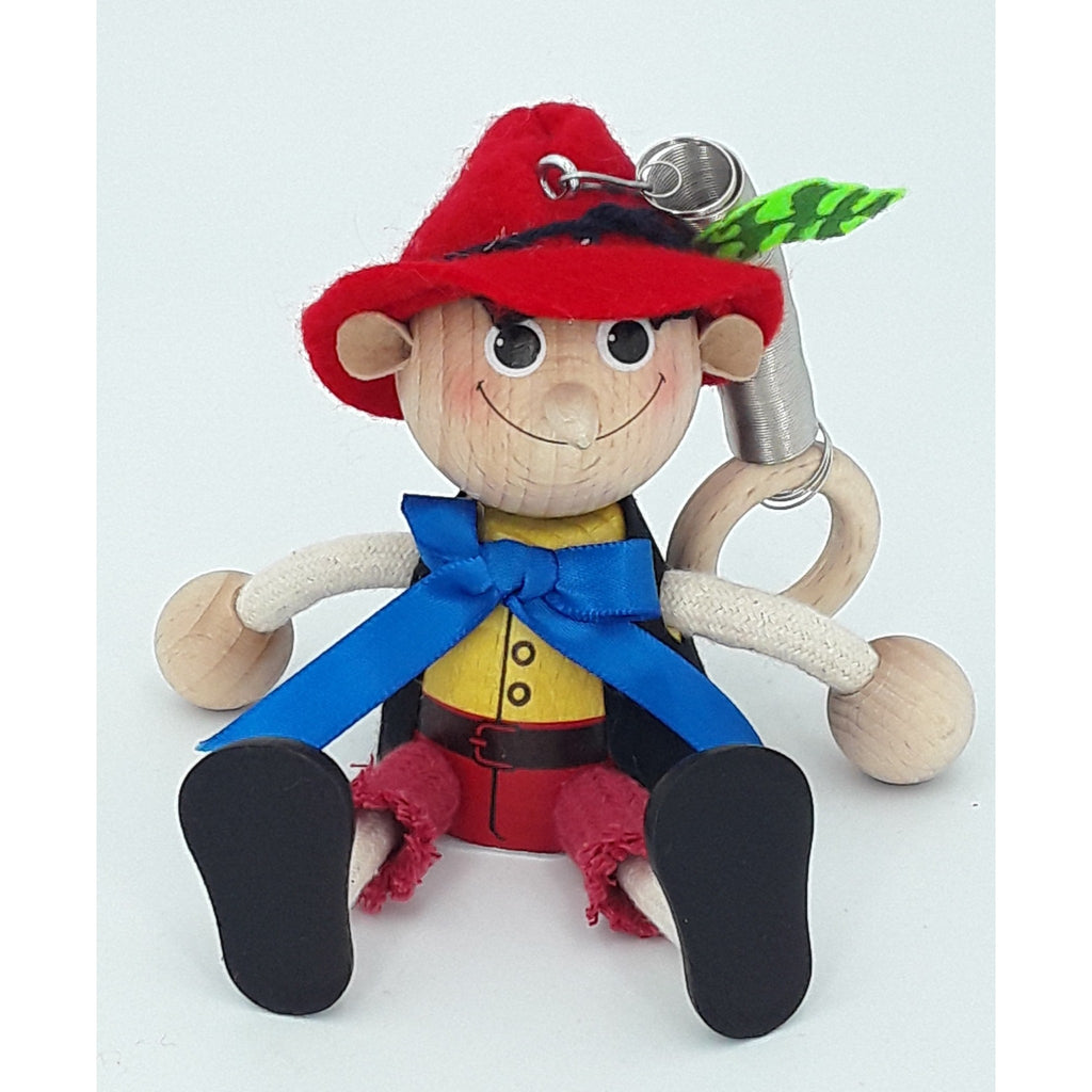Handcrafted Pinocchio Wooden Bouncy Puppet 🎭✨