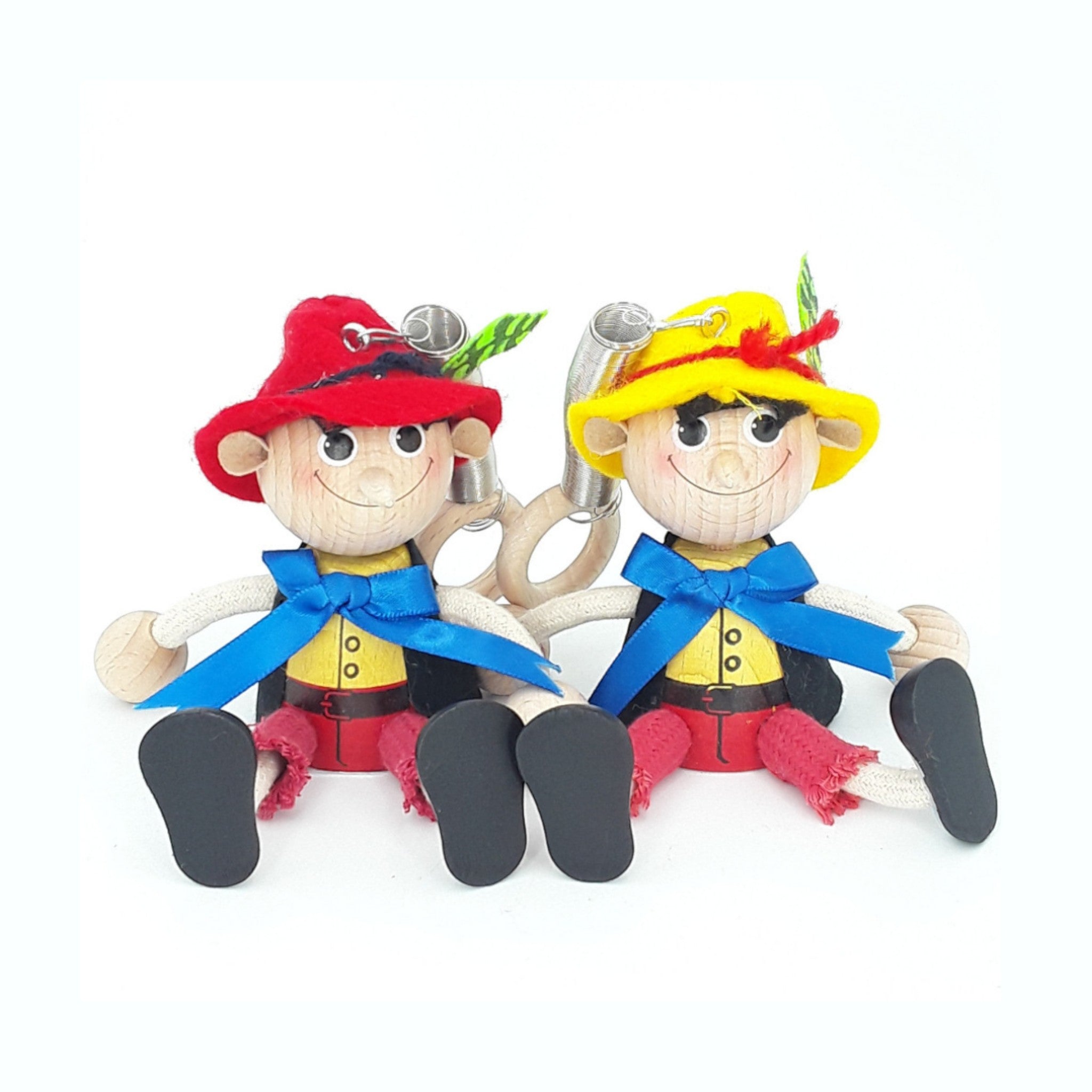 Handcrafted Pinocchio Wooden Bouncy Puppet 🎭✨