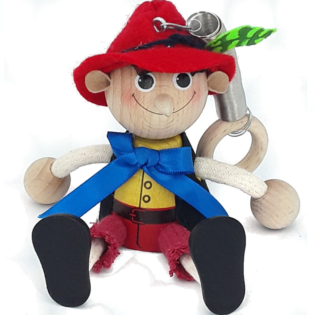 Handcrafted Pinocchio Wooden Bouncy Puppet 🎭✨