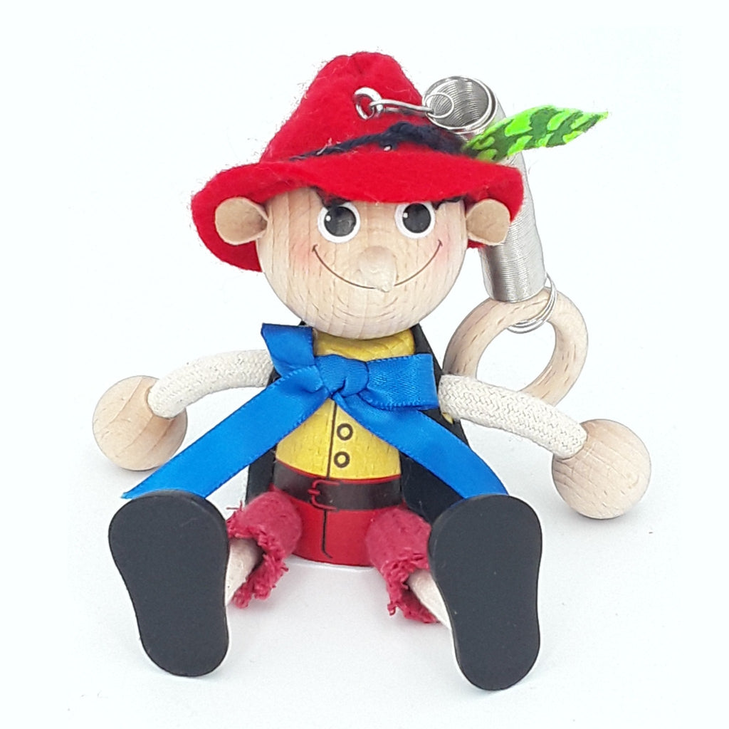 Handcrafted Pinocchio Wooden Bouncy Puppet 🎭✨